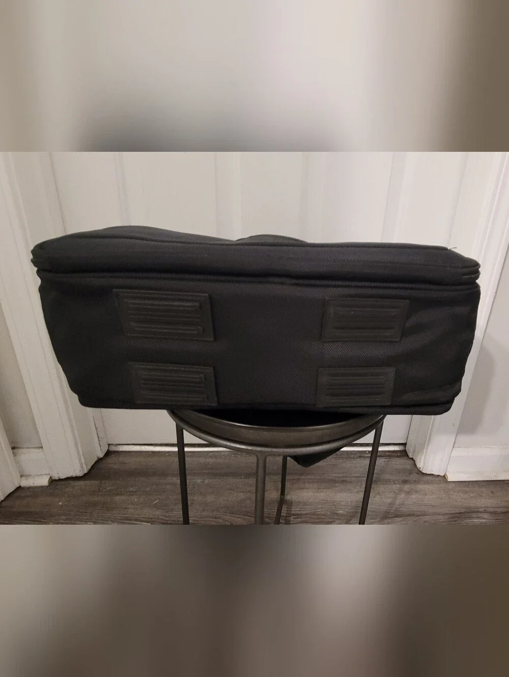 HP Black Laptop Briefcase with Silver Logo Accent